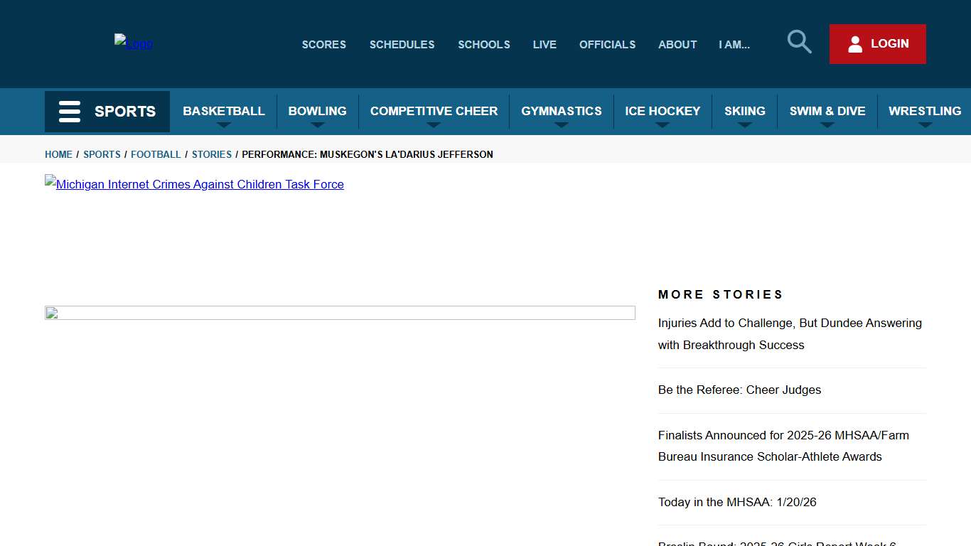 Performance: Muskegon's La'Darius Jefferson | Michigan High School Athletic Association